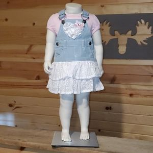 0-3 mo NWT 2 PIECE CUTE EASTER DRESS